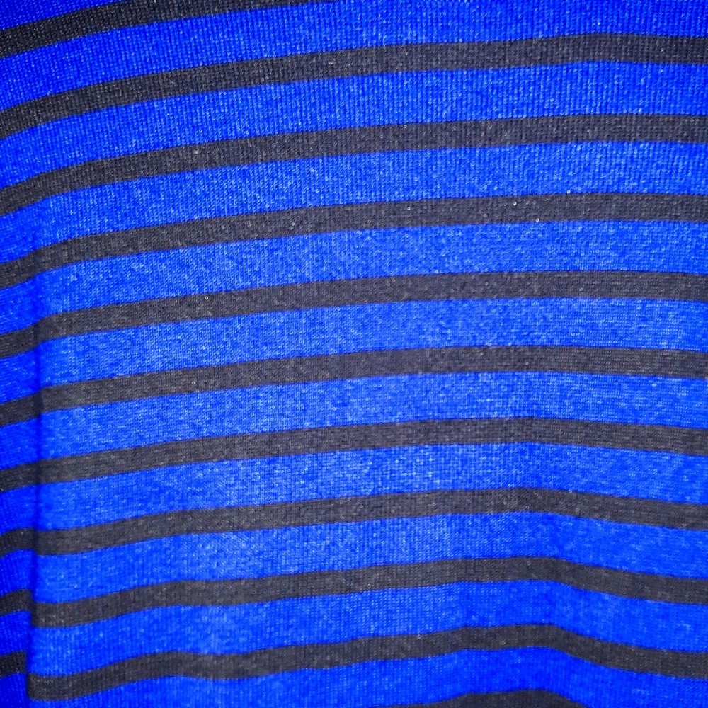 Melissa Paige Size L Large Blue & Black Sweater - Picture 9 of 9